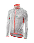 SIX2 chaqueta cortaviento - GHOST - rojo/transparente