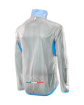 SIX2 chaqueta cortaviento - GHOST - transparente/azul