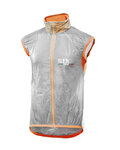 SIX2 chaleco - GHOST - transparente/naranja