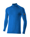 SIX2 camiseta de manga larga - TS3 MERINOS - azul