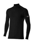SIX2 camiseta de manga larga - TS3 MERINOS - negro