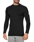 SIX2 camiseta de manga larga - TS3 MERINOS - negro