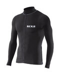 SIX2 maillot de verano de manga larga - BIKE4 CHROMO - negro