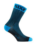 SIX2 calcetines clásicos - COMP SHO - azul claro/negro
