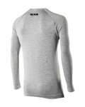 SIX2 camiseta de manga larga - SERAFINO MERINOS - gris