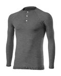 SIX2 camiseta de manga larga - SERAFINO MERINOS - gris