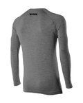 SIX2 camiseta de manga larga - SERAFINO MERINOS - gris