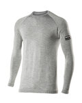 SIX2 camiseta de manga larga - TS2 MERINOS - gris