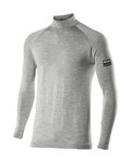 SIX2 camiseta de manga larga - TS3 MERINOS - gris