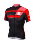 SPORTFUL jersey de manga corta - GRUPPETTO PRO TEAM - negro/rojo