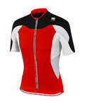 SPORTFUL jersey de manga corta - CRANK - rojo/blanco/negro