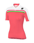 SPORTFUL jersey de manga corta - ALLURE LADY - rosa/blanco