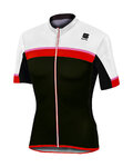 SPORTFUL jersey de manga corta - PISTA - blanco/negro/rojo