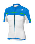 SPORTFUL jersey de manga corta - PISTA - azul claro/blanco