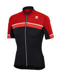 SPORTFUL jersey de manga corta - PISTA - rojo/gris
