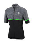 SPORTFUL jersey de manga corta - GIARA - gris/verde/negro