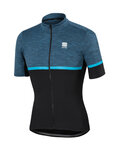 SPORTFUL jersey de manga corta - GIARA - negro/azul/gris