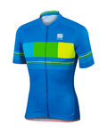 SPORTFUL jersey de manga corta - STRIPE - amarillo/azul