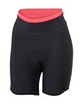 SPORTFUL pantalones cortos sin tirantes - STELLA LADY - negro/rosa