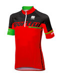 SPORTFUL jersey de manga corta - SC TEAM KIDS - negro/rojo