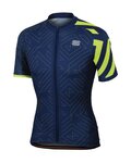 SPORTFUL jersey de manga corta - PRISM - azul/amarillo