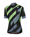 SPORTFUL jersey de manga corta - VOLT - verde/gris/negro