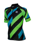 SPORTFUL jersey de manga corta - VOLT KIDS - negro/verde/azul