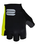 SPORTFUL guantes de dedos cortos - BODYFIT PRO - negro/amarillo