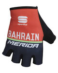 SPORTFUL guantes de dedos cortos - BAHRAIN MERIDA 2017 - negro/rojo