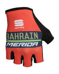 SPORTFUL guantes de dedos cortos - BAHRAIN MERIDA 2018 - rojo/negro/azul