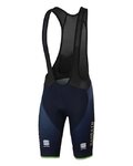 SPORTFUL pantalones cortos de tirantes - BAHRAIN MERIDA 2018 - azul