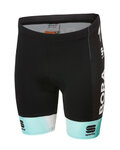 SPORTFUL pantalones cortos sin tirantes - BORA 2020 KIDS - negro/verde