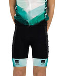SPORTFUL pantalones cortos sin tirantes - BORA 2021 KIDS BOH - negro/verde