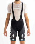 SPORTFUL pantalones cortos de tirantes - BORA HANSGROHE 2021 - negro