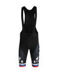 SPORTFUL pantalones cortos de tirantes - BORA HANSGROHE 2021 - multicolor/negro