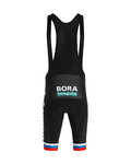 SPORTFUL pantalones cortos de tirantes - BORA HANSGROHE 2021 - multicolor/negro