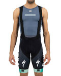 SPORTFUL pantalones cortos de tirantes - BORA HANSGROHE 2021 - verde/negro
