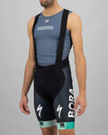 SPORTFUL pantalones cortos de tirantes - BORA HANSGROHE 2021 - verde/negro
