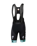 SPORTFUL pantalones cortos de tirantes - BORA HANSGROHE 2019 - negro/verde