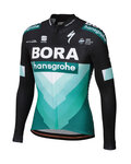 SPORTFUL maillot de invierno de manga larga - BORA 2019 WINTER - negro/verde