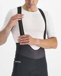 SPORTFUL pantalones largos con tirantes - INFINIUM - negro