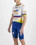 SPORTFUL jersey de manga corta - TOTAL ENERGIES 2022 - blanco/amarillo/azul/naranja