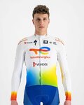 SPORTFUL maillot de invierno de manga larga - TOTAL ENERGIES 2022 - naranja/blanco/azul/amarillo
