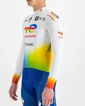 SPORTFUL maillot de invierno de manga larga - TOTAL ENERGIES 2022 - naranja/blanco/azul/amarillo