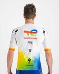 SPORTFUL jersey de manga corta - TOTAL ENERGIES 2022 - blanco/azul/naranja/amarillo