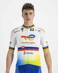 SPORTFUL jersey de manga corta - TOTAL ENERGIES 2022 - amarillo/naranja/blanco/azul