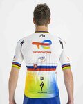 SPORTFUL jersey de manga corta - TOTAL ENERGIES 2022 - amarillo/naranja/blanco/azul