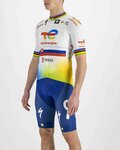 SPORTFUL jersey de manga corta - TOTAL ENERGIES 2022 - amarillo/naranja/blanco/azul