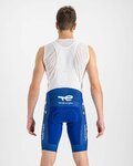 SPORTFUL pantalones cortos de tirantes - TOTAL ENERGIES 2022 - blanco/azul