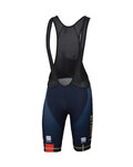 SPORTFUL pantalones cortos de tirantes - BAHRAIN MERIDA 2019 - azul